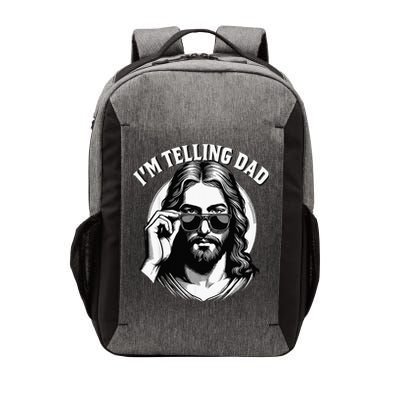 IM Telling Dad Funny Religious Christian Jesus Meme Vector Backpack