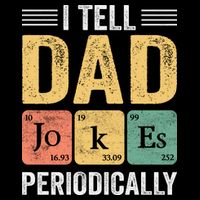 I Tell Dad Jokes Periodically Drawstring Bag