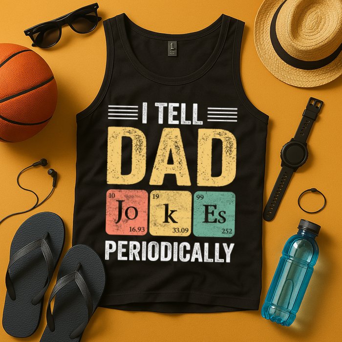 I Tell Dad Jokes Periodically Tank Top