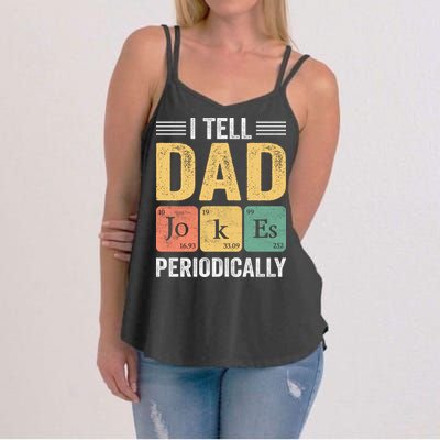 I Tell Dad Jokes Periodically Women's Strappy Tank