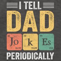I Tell Dad Jokes Periodically Vector Backpack
