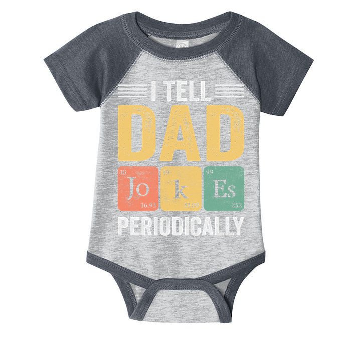 I Tell Dad Jokes Periodically Infant Baby Jersey Bodysuit