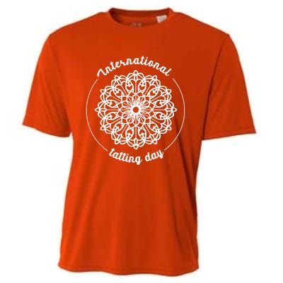 International Tatting Day Lace Textile Art Craft Diy Gift Cooling Performance Crew T-Shirt