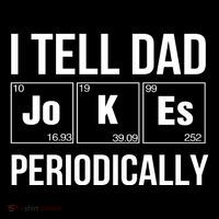 I Tell Dad Jokes Periodically Pom Pom 12in Knit Beanie