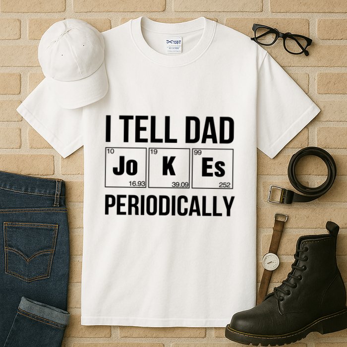 I Tell Dad Jokes Periodically Tall T-Shirt