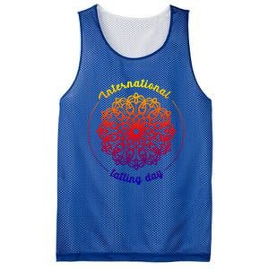 International Tatting Day Lace Textile Art Craft Diy Meaningful Gift Mesh Reversible Basketball Jersey Tank