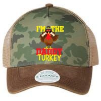 I'm The Daddy Turkey Cool Happy Thanksgiving Thankful Funny Legacy Tie Dye Trucker Hat