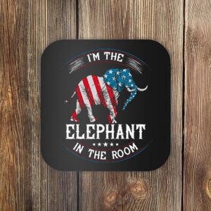 Im The Elephant In The Room Republica Conservative Coaster