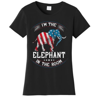 Im The Elephant In The Room Republica Conservative Women's T-Shirt