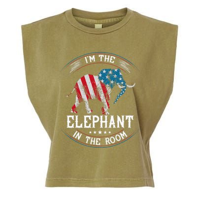 Im The Elephant In The Room Republica Conservative Garment-Dyed Women's Muscle Tee