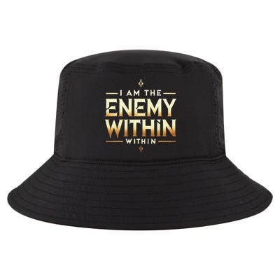 I´M The Enemy Within Bold Motivational Statement Cool Comfort Performance Bucket Hat