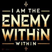 I´M The Enemy Within Bold Motivational Statement Flexfit Unipanel Trucker Cap