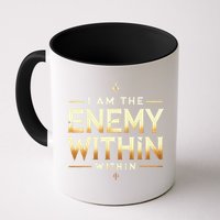 I´M The Enemy Within Bold Motivational Statement Mug