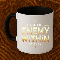 I´M The Enemy Within Bold Motivational Statement Mug