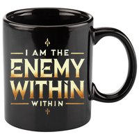 I´M The Enemy Within Bold Motivational Statement 11oz C Handle Ceramic Mug