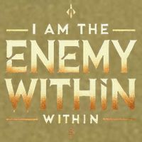 I´M The Enemy Within Bold Motivational Statement Garment-Dyed Women's Muscle Tee