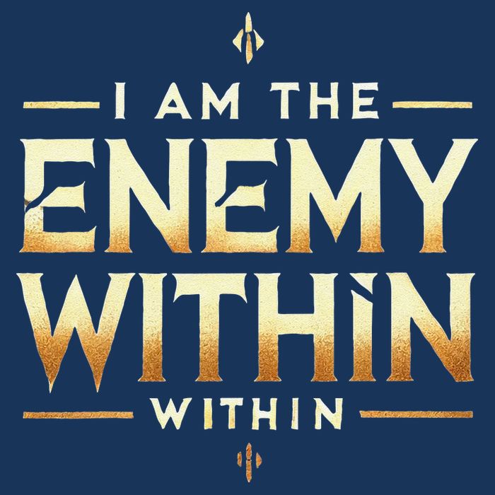 I´M The Enemy Within Bold Motivational Statement Infant Baby Jersey Bodysuit