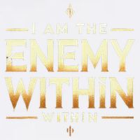 I´M The Enemy Within Bold Motivational Statement Garment-Dyed Sweatshirt