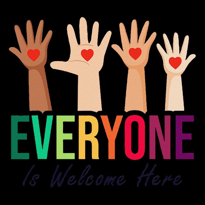 Idaho Teacher Everyone Is Welcome Here Classroom Drawstring Bag