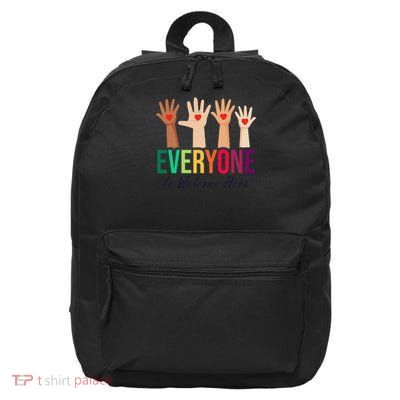 Idaho Teacher Everyone Is Welcome Here Classroom 16 in Basic Backpack