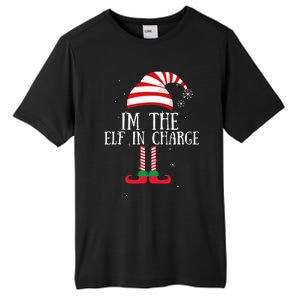 IM The Elf In Charge Christmas Gift Group Family Matching Tall Fusion ChromaSoft Performance T-Shirt