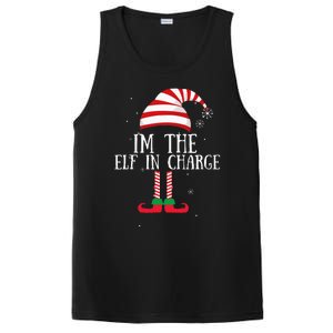 IM The Elf In Charge Christmas Gift Group Family Matching PosiCharge Competitor Tank