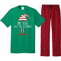 IM The Elf In Charge Christmas Gift Group Family Matching Pajama Set