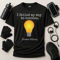 Inventor's , Thomas Edison , Graduate's Cooling Performance Crew T-Shirt