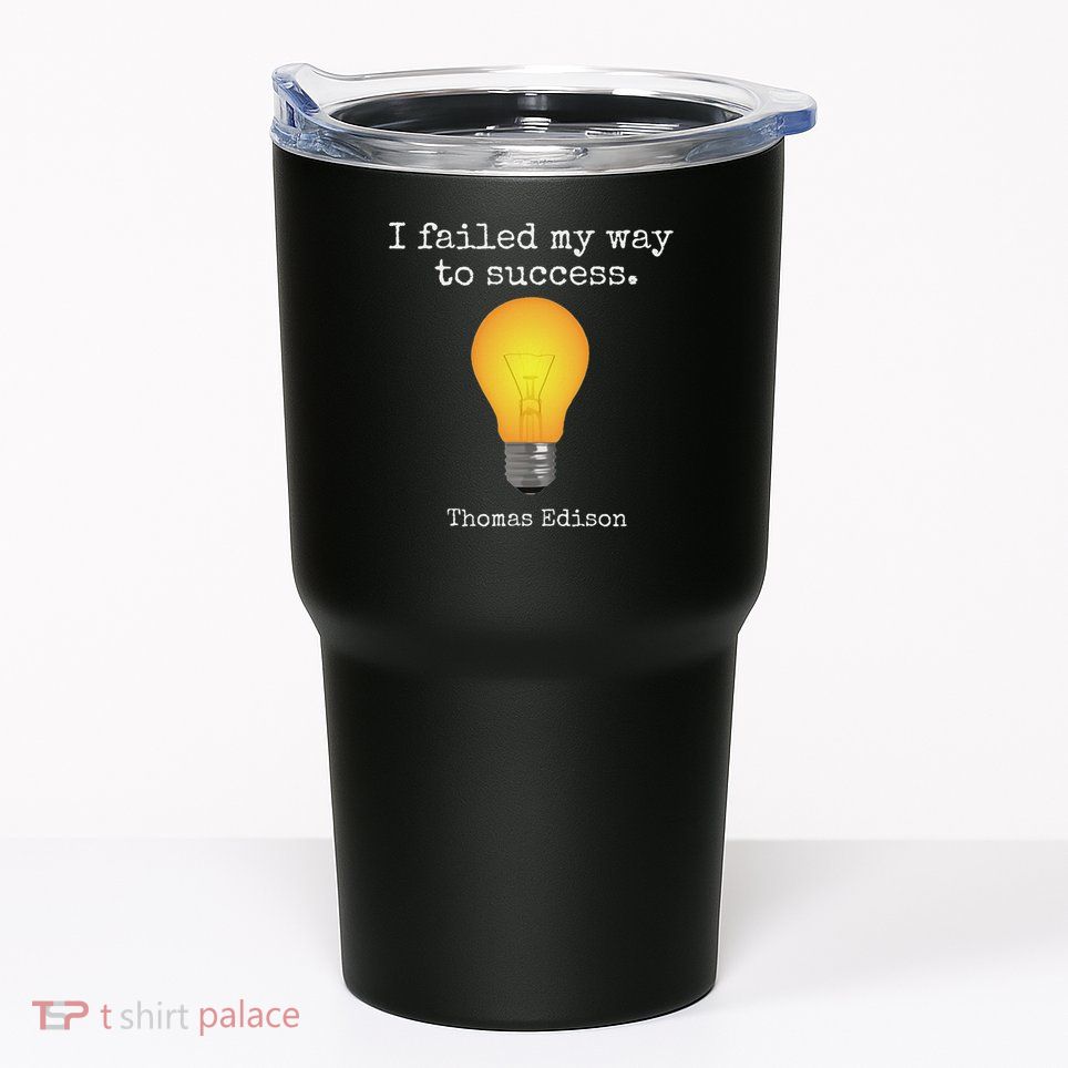 Inventor's , Thomas Edison , Graduate's Tumbler