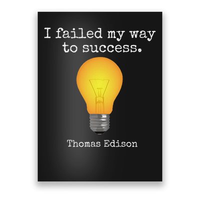 Inventor's , Thomas Edison , Graduate's Poster