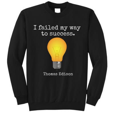 Inventor's , Thomas Edison , Graduate's Tall Sweatshirt