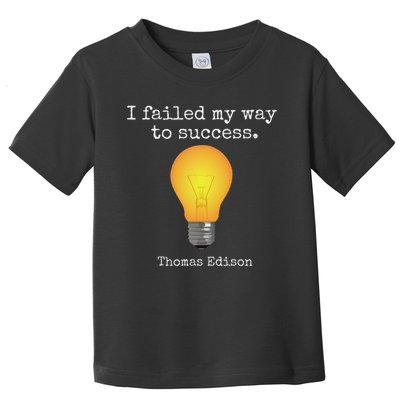 Inventor's , Thomas Edison , Graduate's Toddler T-Shirt