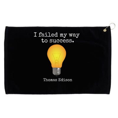 Inventor's , Thomas Edison , Graduate's Grommeted Golf Towel