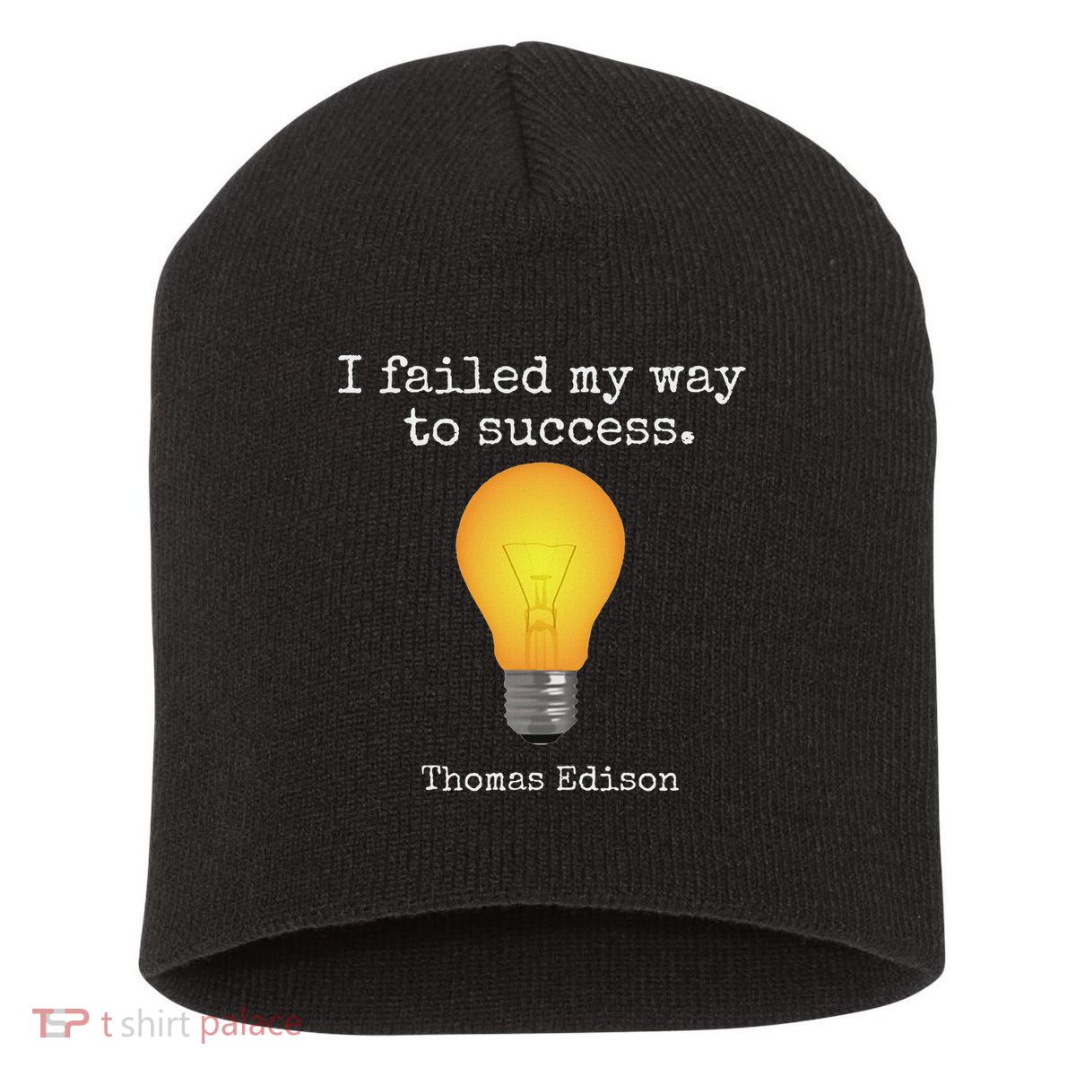 Inventor's , Thomas Edison , Graduate's Short Acrylic Beanie