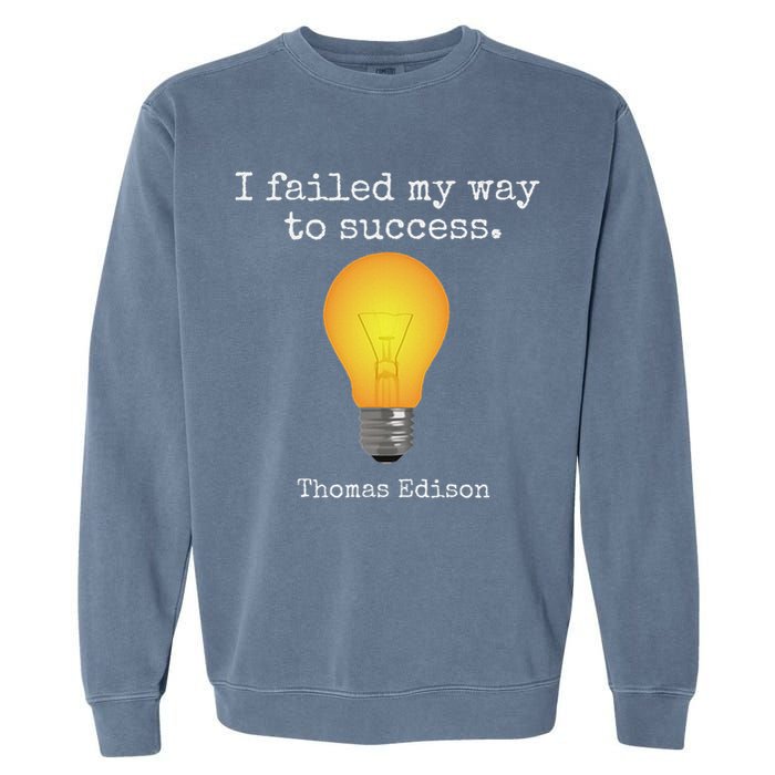 Inventor's , Thomas Edison , Graduate's Garment-Dyed Sweatshirt