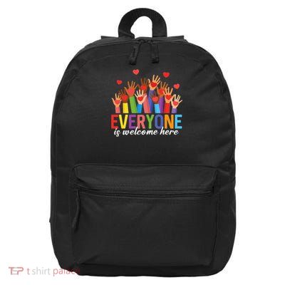 Idaho Teacher Everyone Is Welcome Here Inclusion  Equality 16 in Basic Backpack