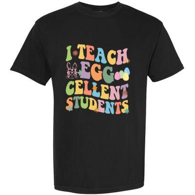 I Teach Egg Cellent Students Easter Bunny Garment-Dyed Heavyweight T-Shirt