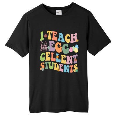 I Teach Egg Cellent Students Easter Bunny Tall Fusion ChromaSoft Performance T-Shirt