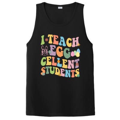 I Teach Egg Cellent Students Easter Bunny PosiCharge Competitor Tank