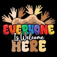 Idaho Teacher Everyone Is Welcome Here Equality LGBT Groovy Impact Tech Backpack