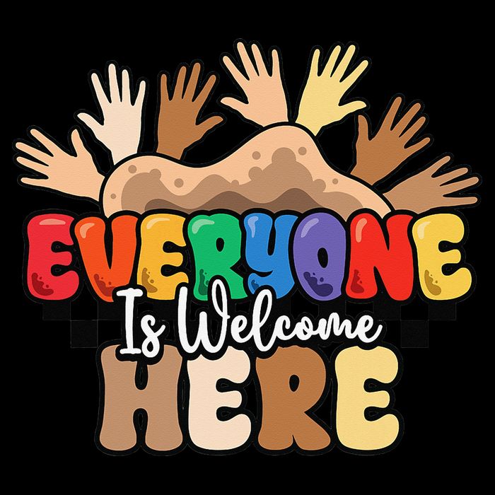 Idaho Teacher Everyone Is Welcome Here Equality LGBT Groovy Impact Tech Backpack