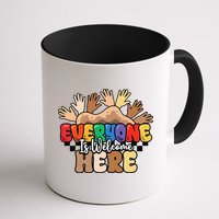 Idaho Teacher Everyone Is Welcome Here Equality LGBT Groovy Mug