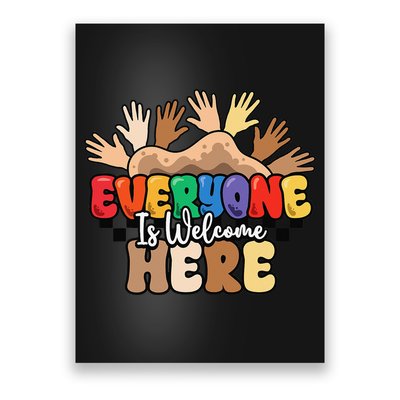 Idaho Teacher Everyone Is Welcome Here Equality LGBT Groovy Poster