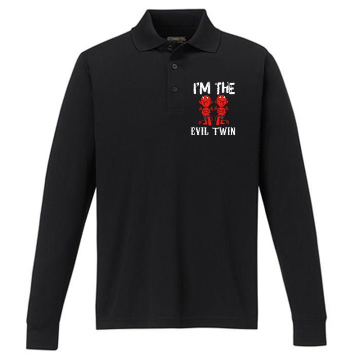 IM The Evil Twin Performance Long Sleeve Polo