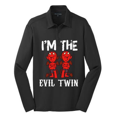 IM The Evil Twin Silk Touch Performance Long Sleeve Polo