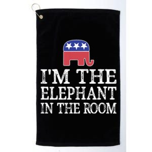 Im The Elephant In The Room Republican Conservative Platinum Collection Golf Towel