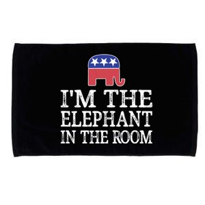 Im The Elephant In The Room Republican Conservative Microfiber Hand Towel