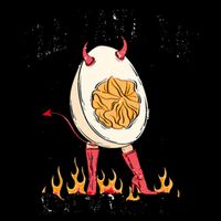 ILl Take Em Deviled Funny Thanksgiving Deviled Eggs 7-Panel Snapback Hat
