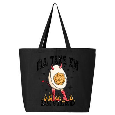 ILl Take Em Deviled Funny Thanksgiving Deviled Eggs 25L Jumbo Tote