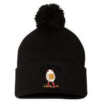 ILl Take Em Deviled Funny Thanksgiving Deviled Eggs Pom Pom 12in Knit Beanie